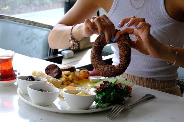 A woman consulting with a plastic surgeon about breast reconstruction options in a modern clinic