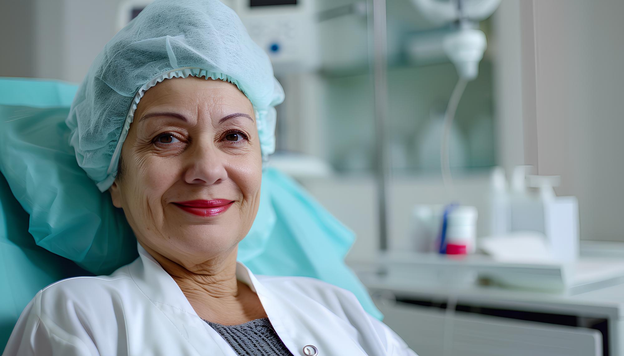Facelift Tunesië all inclusive 2026 - vrouw voor en na facelift operatie